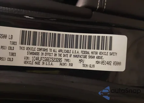 2014 Jeep Grand Cherokee Overland from USA, damaged, VIN 1C4RJFCG6EC523285